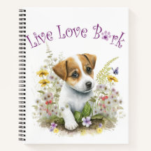 Jack Russell Dog Mama Floral