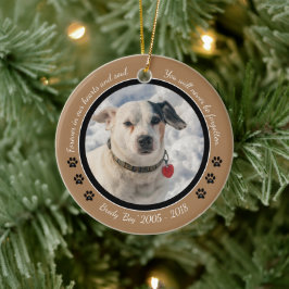 Jack Russell Dog Pet Gedenkstätte Weihnachten Keramik Ornament