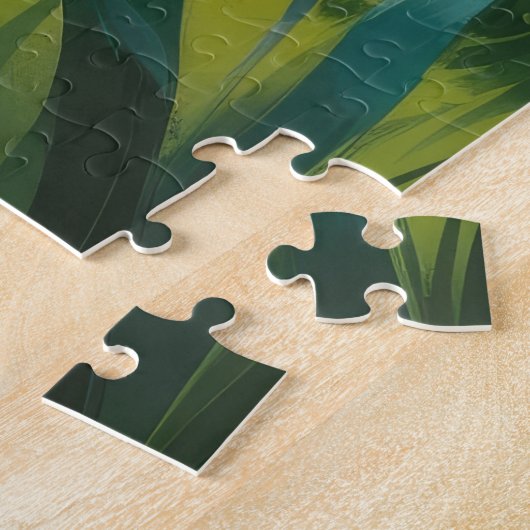 Jack Russell Dog Spring Flowers Malerei Puzzle (Seite)