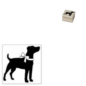 Jack Russell Dog Terrier Puppy Gummistempel (Stempel)