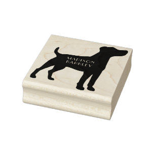 Jack Russell Dog Terrier Puppy Gummistempel