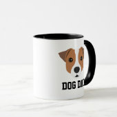 Jack Russell Dog Vater Tasse (VorderseiteRechts)
