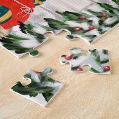 Jack Russell Dog Weihnachten Puzzle (Seite)