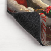 Jack Russell Dog Weihnachtsfest Mousepad (Ecke)