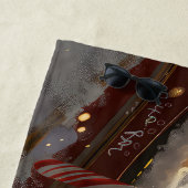 Jack Russell Dog Weihnachtsfest Strandtuch (Beispiel)