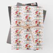 Jack Russell Dog Weihnachtswrapping Paper Sheets Geschenkpapier Set (Beispiel)