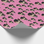 Jack Russell Dog Wrapping Paper Geschenkpapier (Ecke)