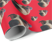 Jack Russell Dog Wrapping Paper Geschenkpapier (Rolleneckpunkt)