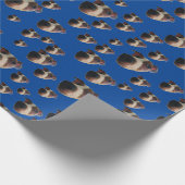 Jack Russell Dog Wrapping Paper Geschenkpapier (Ecke)
