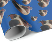 Jack Russell Dog Wrapping Paper Geschenkpapier (Rolleneckpunkt)