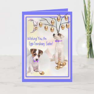 Jack-Russell-Eier - Traordinary Ostern Wünsche Feiertagskarte