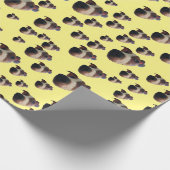 Jack Russell Face Wrapping Paper Geschenkpapier (Ecke)