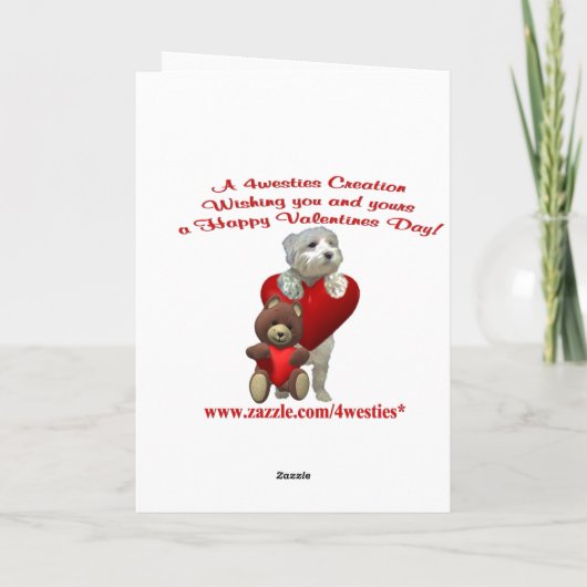 Jack Russell Feiertagskarte (Rückseite)