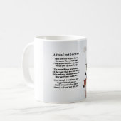 Jack Russell-Freund-Gedicht-Tasse Kaffeetasse (Vorderseite Links)