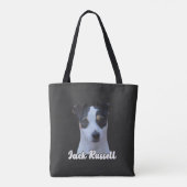 Jack Russell Funny Zitat - Ich Liebe Mein Jack Rus Tasche (Rückseite)