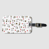 Jack Russell Gepäckmarke Gepäckanhänger (Vorderseite (Horizontal))