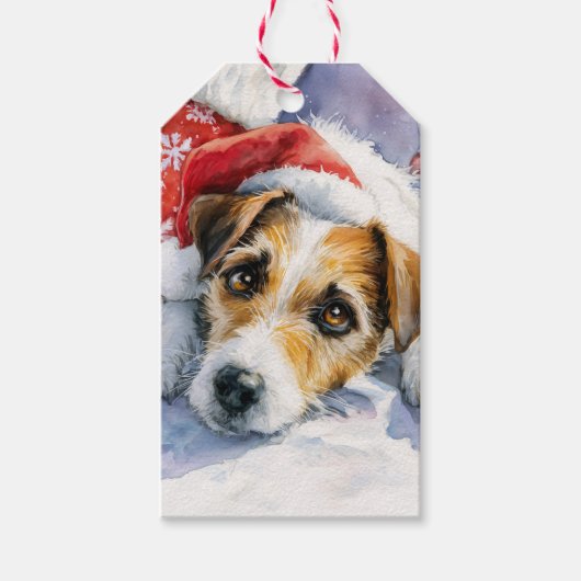Jack Russell Geschenk-Anhänger Geschenkanhänger (Vorderseite)
