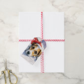 Jack Russell Gift Tag Geschenkanhänger (Mit Garn)