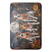 Jack Russell Halloween Spooky Badematte (Vorderseite Vertikal)