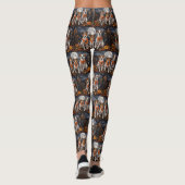 Jack Russell Halloween Spooky Leggings (Rückseite)