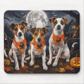Jack Russell Halloween Spooky Mousepad (Vorne)