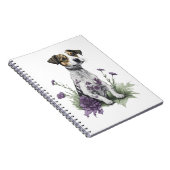 Jack Russell Hund Notizblock (Rechte Seite)
