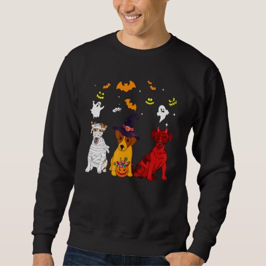 Jack-Russell-Hund Sweatshirt (Vorderseite)