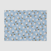 Jack Russell-Hunde Muster Seidenpapier (Vorderseite)