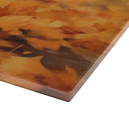 Jack Russell im Herbst Leaves Fall Inspiriert Schneidebrett (Ecke)