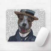 Jack Russell in Boater 2 Mousepad (Mit Mouse)