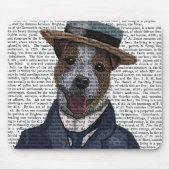 Jack Russell in Boater 2 Mousepad (Vorne)