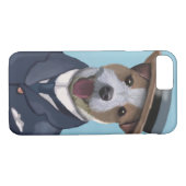 Jack Russell in Boater Case-Mate iPhone Hülle (Rückseite (Horizontal))