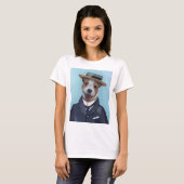 Jack Russell in Boater T-Shirt (Vorne ganz)