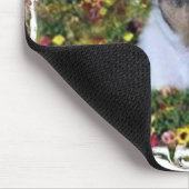 JACK RUSSELL IN DEN BLUMEN MOUSEPAD (Ecke)