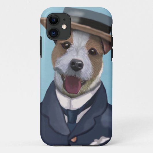 Jack Russell in der Kreissäge Case-Mate iPhone Hülle (Rückseite)