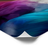 Jack Russell in farbenfrohen Kostümen Poster (Ecke)