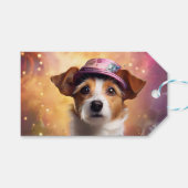 Jack Russell in lebendiger Kostüm Geschenkanhänger (Vorderseite (Horizontal))