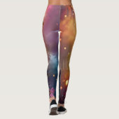Jack Russell in lebendiger Kostüm Leggings (Rückseite)