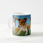 Jack Russell Kaffeetasse (Vorderseite Links)