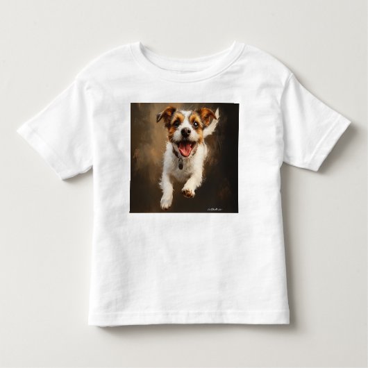 Jack Russell Kleinkind T-shirt (Vorderseite)