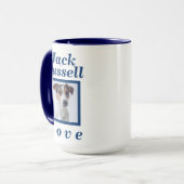 "Jack-Russell-Liebe-" niedlichstes Geschenk für Tasse (Vorderseite Links)