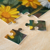 Jack Russell Löwenzahnfeld Kunst Puzzle (Seite)