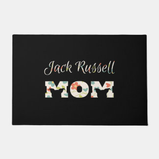 Jack Russell Mama Langärmelfrauen Fußmatte