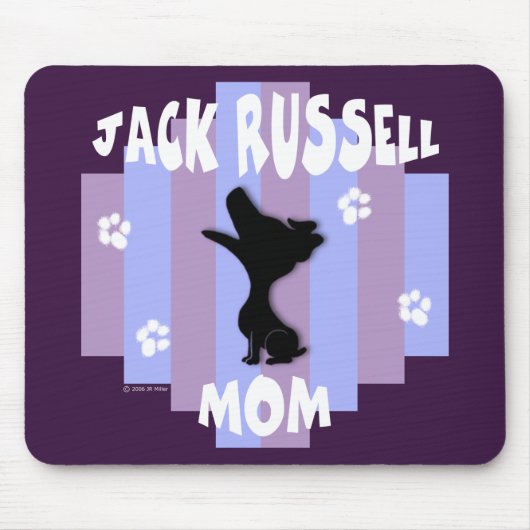Jack-Russell-Mama Mousepad (Vorne)