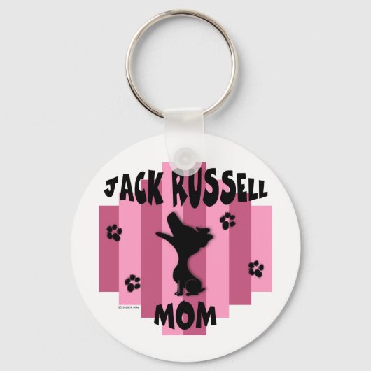 Jack Russell Mama Schlüsselanhänger (Vorderseite)
