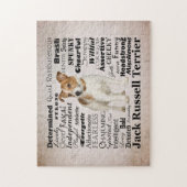 Jack-Russell-Merkmal-Puzzlespiel Puzzle (Vertikal)