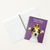 Jack Russell mit Krone Notizbuch (Innenseite)