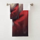 Jack Russell mit Weihnachtsmann Weihnachten Badhandtuch Set (Insitu)