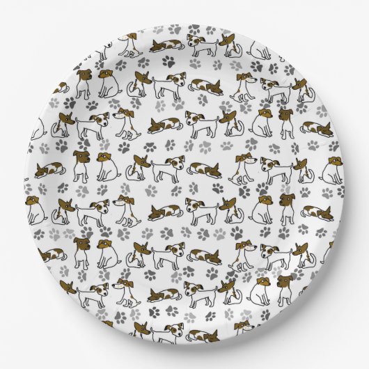 Jack Russell Paper Tellers Pappteller (Vorderseite)
