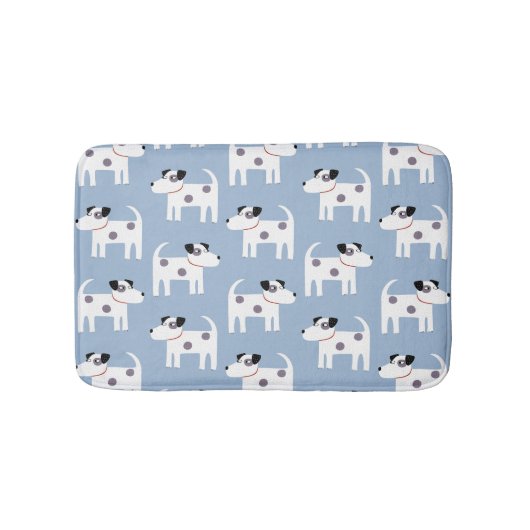 Jack Russell Parson Terrier Dog Pattern Badematte (Vorderseite)